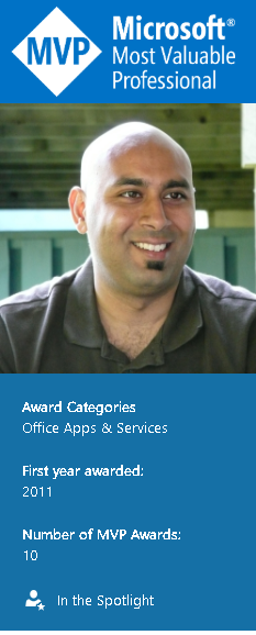 Renewed for my 10th year as a Microsoft MVP in Office Apps & Services